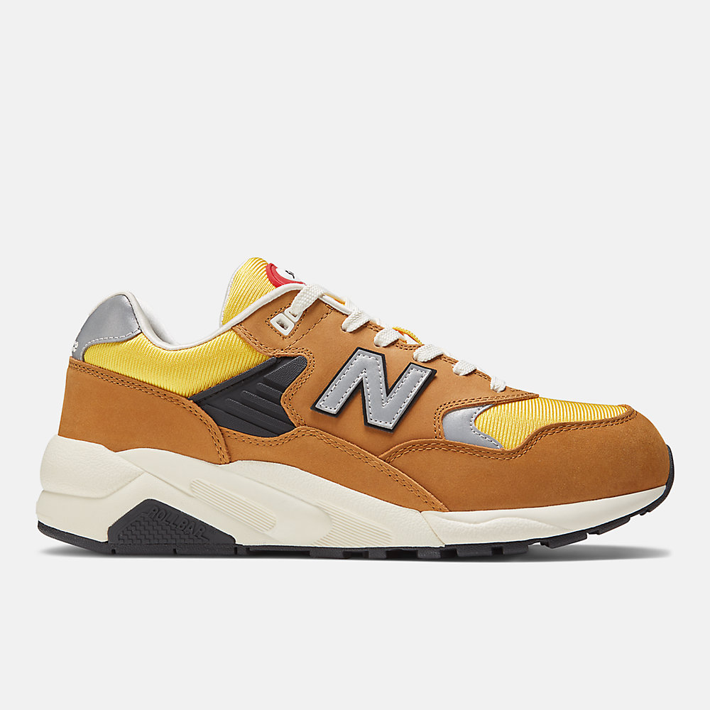 New Balance 580 Shoes Workwear with Honeycomb and Raw Cashew